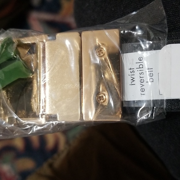 NEW! Kate Spade New York Leather Reversible Belt with Spade Buckle Sz XLarge NWT - Picture 8 of 9